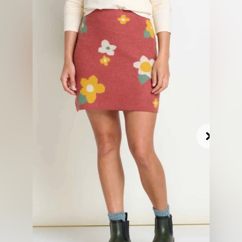 NWT Toad&Co MERINO HEARTFELT SWEATER SKIRT Size S